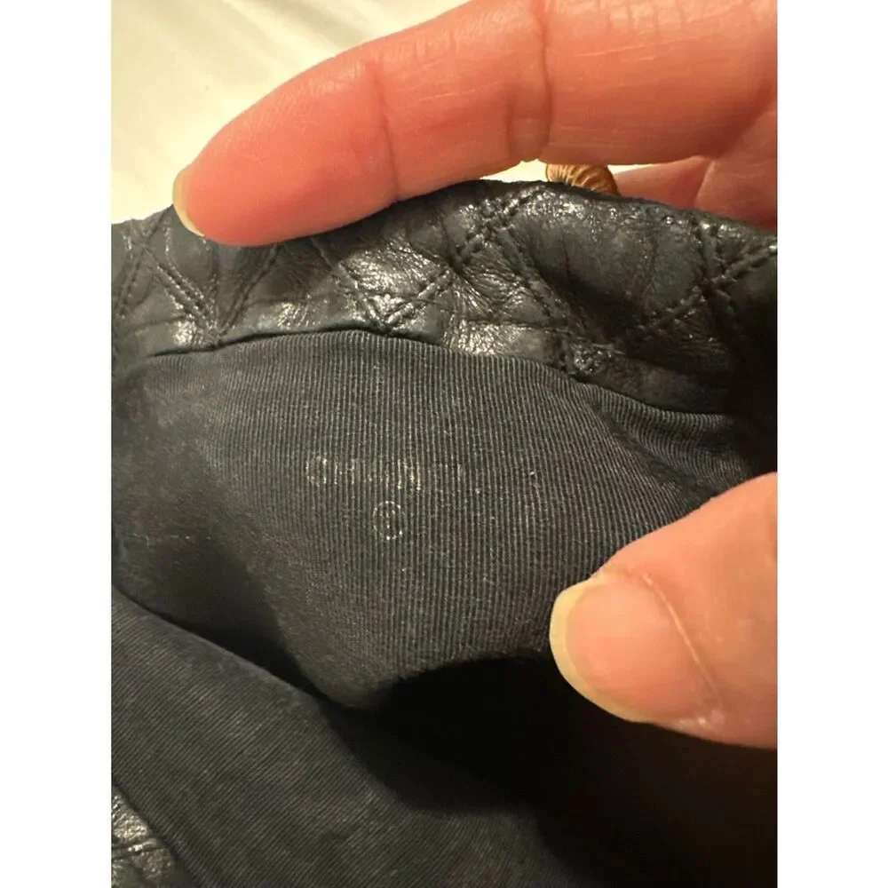 CHANEL Black Drawstring Bag